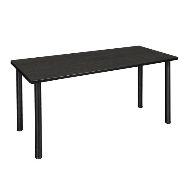 Regency Regency Kee 66 x 24 in. Training Seminar Table- Ash Grey Top, Black Legs MT6624AGBPBK